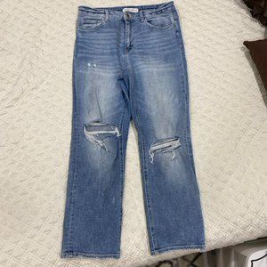 Flying Monkey Straight Leg Ankle High Waisted